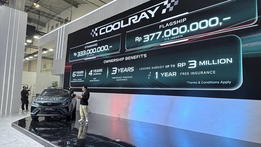 Geely Coolray hadir dengan banderol mulai Rp333 juta