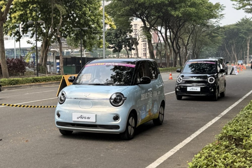 Test drive Wuling Aira ev di GIIAS 2026